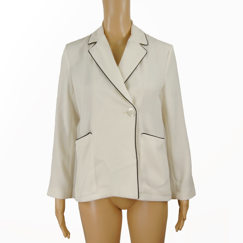 M. Martin New York Off White Oversized Blazer Jacket